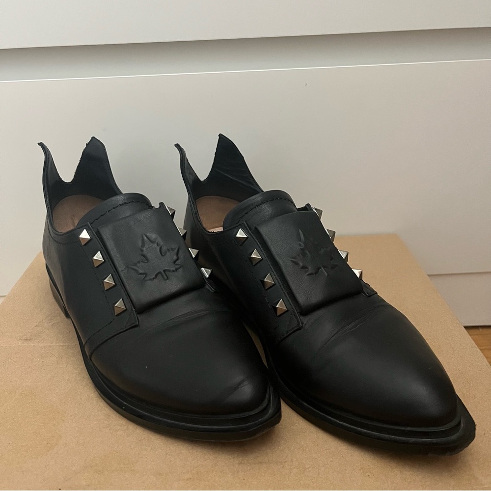 Black Studded Shoes